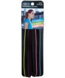 Scunci Everyday and Active No Slip Grip Contrast Silicone Headwraps 4 ct - Buy Online on GoSupps.com