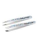 Tweezerman Hollygraphic Micro Mini Slant Point Tweezer Set - Precision Tool for Perfectly Groomed Brows - Buy Online on GoSupps.com