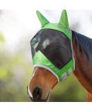 Harrison Howard CareMaster Pro Luminous Horse Fly Mask - UV Protection & Ear Protection for Warmbloods - Emerald Green (L) - Buy Online on GoSupps.com