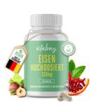 Vitabay High-Dosed Iron Capsules - 120 Vegan Iron Tablets with 319 mg Ironbis Glycinat | Premium Iron Supplement for Optimal Health - Buy Online on GoSupps.com