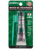 Clubman Moustache Wax Brown 0.50 oz - Pack of 8 | Premium Facial Hair Grooming | International Shipping Available - Buy Online on GoSupps.com