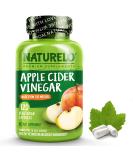 NATURELO Apple Cider Vinegar with Keto Salts & MCT Oil 120 Vegetarian Capsules - Buy Online on GoSupps.com