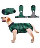 Kuoser Dog Body Suit for Post-Op Recovery | Breathable Leakage Protection for Male & Female Dogs | Anti-Wound Licking - Green XL (1 Pack) - Buy Online on GoSupps.com