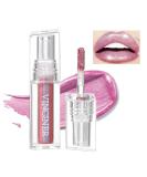 Buy Pink Glitter Lipstick | Diamond Metallic Shimmering Liquid Lipstick | Long-Lasting Smudge-Proof Gloss | Aurora Glossy Makeup - Buy Online on GoSupps.com