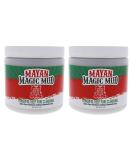 Mayan Magic Mud | Deep Pore Cleansing Calcium Bentonite Clay Face Mask - USA Made Men's & Women's Skin Care - Spa Quality Beauty Products - 2 Pc - Buy Online on GoSupps.com