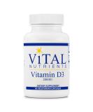 Vital Nutrients - Vitamin D3 - Supports Calcium Absorption and Bone Health - 90 Vegetarian Capsules per Bottle - 2 000 IU - Buy Online on GoSupps.com