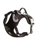Hurtta Weekend Warrior Dog Harness - Adjustable Chest Harness for Dogs Black 45-60 cm (18-24 in) | Buy Internationally - Buy Online on GoSupps.com