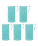 Soft Mesh Soap Bag for Shower - Exfoliating Drawstring Soap Pouch - 5pcs Body & Facial Cleaning Tool - Buy Online on GoSupps.com