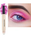 Buy Pink Eyeshadow Stick & Sponge Brush - Long Lasting Waterproof Cream Shimmer Eyeliner | Hypoallergenic Multi-Dimensional Makeup (#13 - Buy Online on GoSupps.com