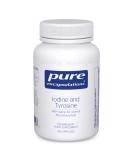 Pure Encapsulations Iodine & Tyrosine 60 Capsules - Thyroid & Nervous System Support - Buy Online on GoSupps.com