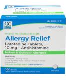 Quality Choice 24 Hour Non-Drowsy Allergy Medicine - Loratadine 10mg Antihistamine - Indoor & Outdoor Allergy Relief - 100 Count - Buy Online on GoSupps.com
