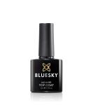 BLUESKY No Wipe Top Coat 10 ml Clear Gel Nail Polish Top Coat for 21 Day Manicure Professional Salon and Home Use Requires Curing Under LED UV Nail Lamp - Buy Online on GoSupps.com