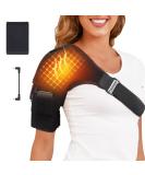 Buy Cordless Shoulder Heating Pad - Portable Electric Heated Wrap for Men & Women - Hot Cold Modes - Left & Right Shoulder - International Shipping Available - Buy Online on GoSupps.com