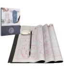 FancyWolf Chinese Calligraphy Set: Rewritable Water Writing Cloth with Brush Rack - Beginners Practice Set (5 Items) - Buy Online on GoSupps.com