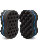 Dreadlock Twist Sponge Brush for Women and Men - Afro Barber Curl Wave Twisting Foam with 2 Sides (Small and Big Holes) - Perfect for Dreadlocks, Dreads, and Twists - 1 Pc - Buy Online on GoSupps.com