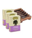 Sensitive & Dry Skin Soap Collection - 3 Pack with Soap Dish (Lavender) | Handmade in Ancient Crete Greece - Natural Skincare - Buy Online on GoSupps.com