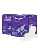 Veeda Ultra Thin Super Absorbent Night Pads - Chlorine, Dye, and Fragrance Free - Natural Cotton, 36 Count - Buy Online on GoSupps.com