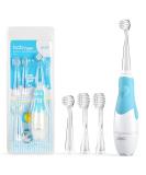 Buy Seago SG513 Electric Toothbrush for Kids 6 Months to 4 Years | LED Light Smart Timer Waterproof IPX7 - Light Blue - Buy Online on GoSupps.com