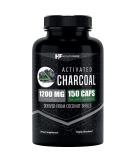 Healthfare Activated Charcoal Capsules 1200mg - 150 ct - Coconut Shell Derived, Highly Absorbent - Non-GMO - Made in USA - Buy Online on GoSupps.com
