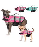 Petbank Life Jacket for Dogs - Adjustable Swimming Vest with Reflector Stripes - Buoyant Dog Protection Suit for Small Medium & Large Dogs - XL Pink - Buy Online on GoSupps.com