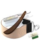 Premium Gift Shaving Set - Solingen Razor Leather Strop & Paste | International Shipping Available - Buy Online on GoSupps.com