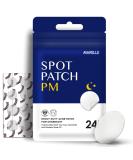AVARELLE Acne Spot Patch PM Acne Clearing Device & Thick Hydrocolloid Spot Treatment with Tea Tree Oil for Acne, Calendula Oil, and Rosehip Seed, Certified Vegan, Cruelty Free (PM (24 Count)) - Buy Online on GoSupps.com