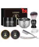 Straight Razor Shaving Kit with Soap, Cream, Brush & Bowl - Father s Day Gift for Men - Sweat Orange - Buy Online on GoSupps.com
