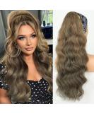 Ombre Brown Long Horse Tail Extensions | 60cm Wrapped Ponytail Hair for Women | Natural Art Ponytail & Afro Braid Style - Buy Online on GoSupps.com