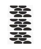 100 Pairs of Soft Sponge Nose Pads - Anti-Slip Glasses Cushions for Reading & Sunglasses - Self-Adhesive 1mm Thick Black - Buy Online on GoSupps.com