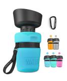 Lesotc 2022 Upgraded Pet Water Bottle for Dogs - Foldable & Leak Proof Dog Travel Dispenser - Lightweight & Convenient for Outdoor Walking, Hiking, Travel - BPA Free 18oz Blue - Buy Online on GoSupps.com