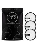 Face Halo Reusable Makeup Remover Microfiber Pads - Gentle, Eco-Friendly, Non-Toxic | 3 Pack Original - Buy Online on GoSupps.com