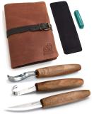 BeaverCraft Wood Spoon Carving Tools Kit S14x Deluxe - Spoon Carving Knives Hook Knife Set - Buy Online on GoSupps.com