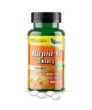 America Medic & Science Rapid-C 500mg Vitamin C Supplement - 100 Tablets | Energy Booster & Immune Support for Adults | Vegan Non-GMO Antioxidant - Buy Online on GoSupps.com