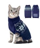 Katzinst Dog Sweater - Cozy Christmas Fleece for Medium-Sized Dogs | Snowflake Pattern | Perfect for Male Maltese & Jack Russell - Buy Online on GoSupps.com