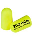 3M Ear Plugs  200 Pairs/Box  E-A-Rsoft Yellow Neons 312-1251  Uncorded  Disposable  Foam  NRR 33  Drilling  Grinding  Machining  Sawing  Sanding  Welding  Slightly Longer Ear Plug  1 Pair/Poly Bag - Buy Online on GoSupps.com