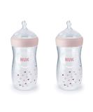 NUK Simply Natural Baby Bottle 9 oz (2-Pack) | Ideal for 1+ Months - Buy Online on GoSupps.com