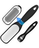 Foot File & Callus Remover - Dual-Sided Stainless Steel Foot Scrubber for Cracked Heels & Dead Skin - International Shipping - Buy Online on GoSupps.com