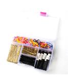 200 PCS Colorful U Shaped Bobby Pins for Thick Hair - Hair Grips for Secure Hold and Styling - Includes Storage Box - Ideal for Girls, Women, Hairdressing Salon and Home Use - Buy Online on GoSupps.com