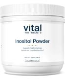 Vital Nutrients Inositol Powder - Metabolism Support for Neurotransmitters - Vegetarian - 225g - Buy Online on GoSupps.com