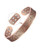 Jecanori Copper Magnetic Bracelet for Men | Tree of Life Pattern | Ultra Strong Magnets | Adjustable Cuff Bangle | Jewelry Gift Box Included - Buy Online on GoSupps.com