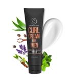 Controlled Chaos Curl Cream for Men - Anti-Frizz Hair Styling Cream for Wavy & Curly Hair with Shea Butter Jojoba & Coconut Oil (3.4oz) - Sulfate-Free & Smooth Finish - Buy Online on GoSupps.com