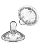 Nanobebe Silicone Nipples 6+ Months Fast Flow 2 Pack - Buy Online on GoSupps.com