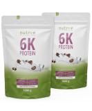 Protein Powder Iced Coffee 2000g - Nutri-Plus Caffeine & Lactose-Free - Multi-Component Protein for Muscle Building - 2 Pack - Buy Online on GoSupps.com