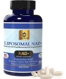 Liposomal NAD+ 500mg NR Equivalent with Trans-Resveratrol 300mg 10mg Niacin - Premium Halal NAD Supplement for Energy Metabolism DNA Repair and Longevity Vegan Non-GMO USA Manufactured - Buy Online on GoSupps.com