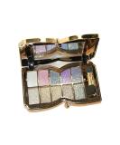 Glitter Eyeshadow Palette - 10 Highly Pigmented Shimmer Colors | Waterproof & Long Lasting Nude Makeup Set - Buy Online on GoSupps.com