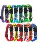 Maiyaduo Adjustable Cat Neck Band with Bell Reflective Fluorescent & Quick Lock Safety Buckle for Domestic Cats - Buy Online on GoSupps.com
