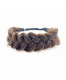 TOECWEGR Synthetic Hair Braided Headband Classic Chunky Wide Plaited Wedding Fluffy Braids Wig Women Girl Beauty Accessory (6JHG8A)   - Buy Online on GoSupps.com