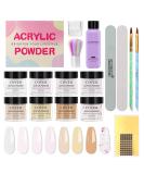 Deciniee Acrylic Powder Nail Kit - Warm Colors Nail Dipping & Extension Set - Buy Online on GoSupps.com