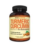 Arazo Nutrition Turmeric Curcumin 1300mg with BioPerine & Black Pepper - Joint Support Herbal Supplement - Buy Online on GoSupps.com