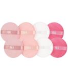 Expressions 8pc Beauty Buffs Set - Round Makeup Blenders for Flawless Finish | Professional Cosmetic Sponges & Applicators | International Shipping Available - Buy Online on GoSupps.com